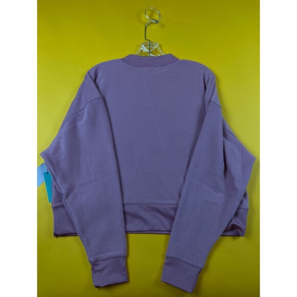 Abound Fleece Pullover Sweater Pink Bloom Womens XL Mock Neck Long Sleeve NWT - Picture 4 of 10